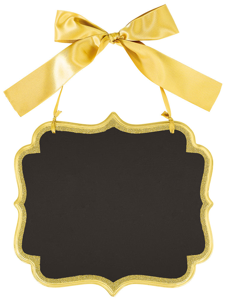 GOLD LARGE MARQUEE CHALKBOARD SIGN 9.25in X 10in - House of Party Kenya
