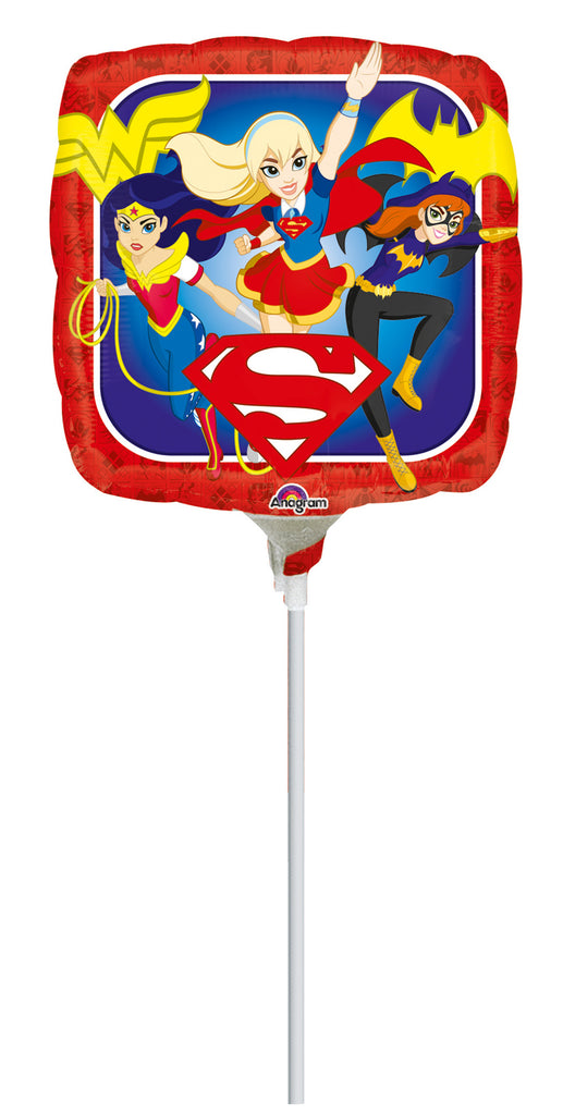 DC SUPER HERO GIRLS SQUARE BALLOON 9IN - House of Party Kenya