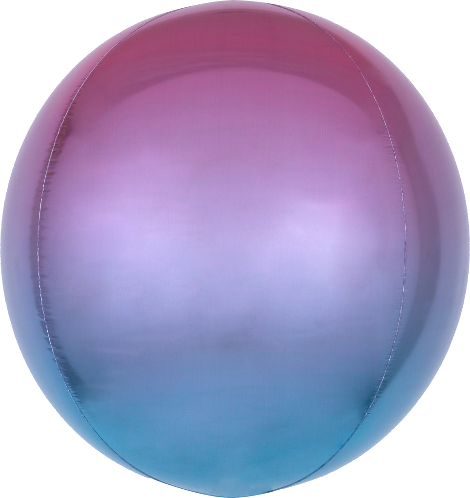PINK, PURPLE & BLUE OMBRE ORBZ FOIL BALLOON - House of Party Kenya